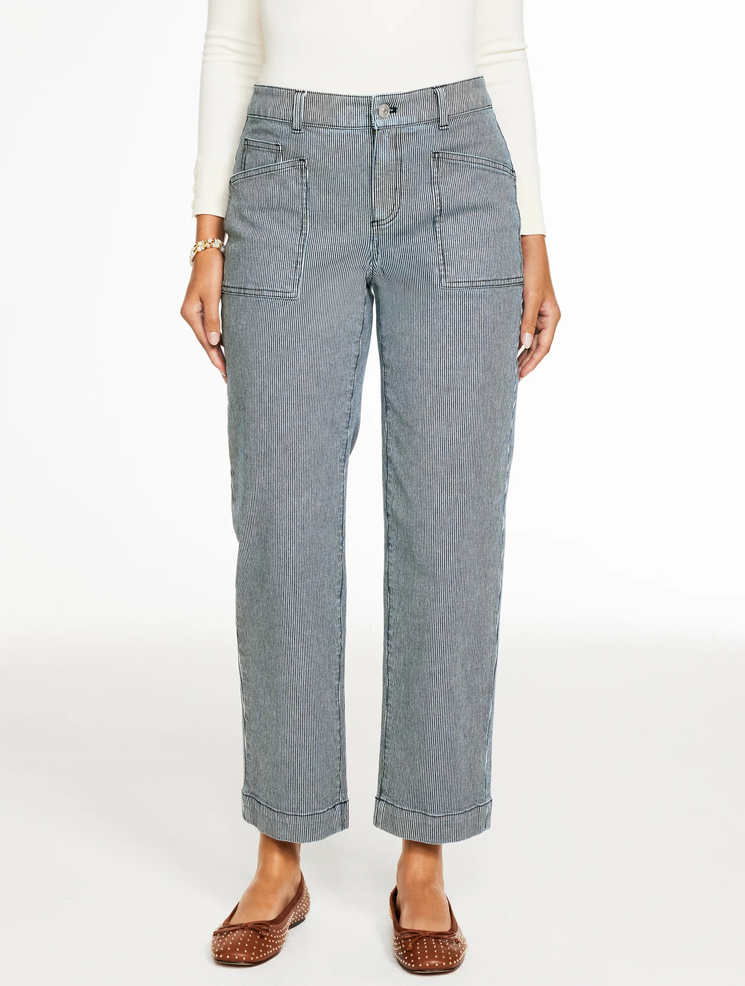 Relaxed Trouser Jeans - Fia Wash | Talbots