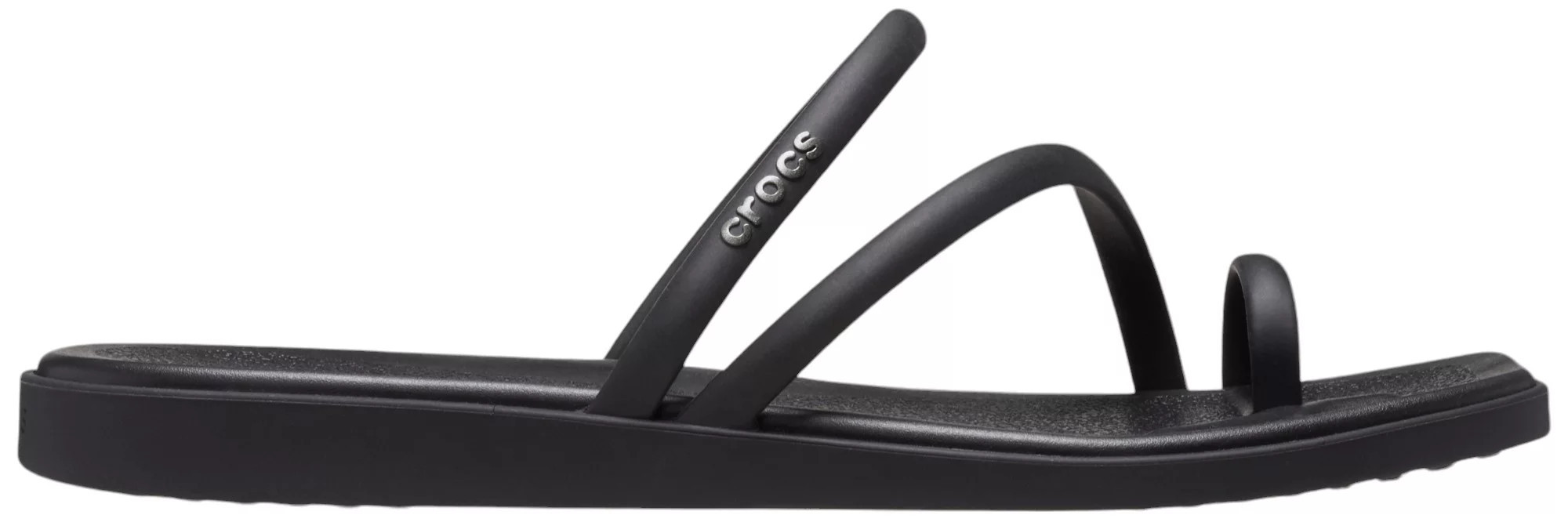 Crocs Women's Miami Top Loop Sandals, Size 11, Black | DICK'S Sporting Goods