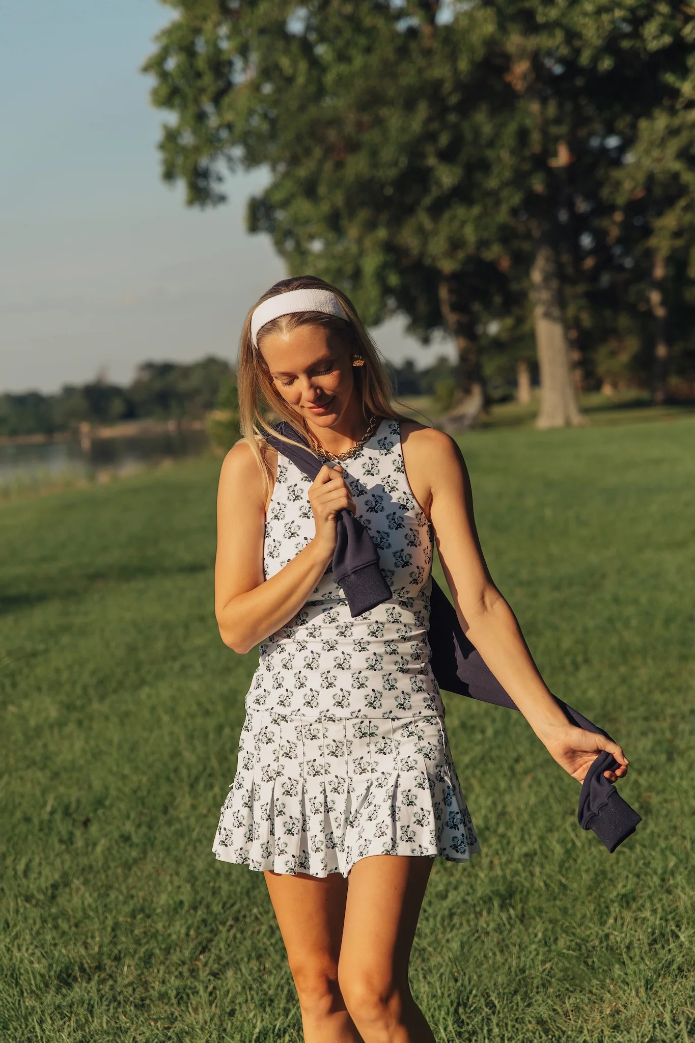 Grey Skort - Rose Thorns | Smith and Quinn