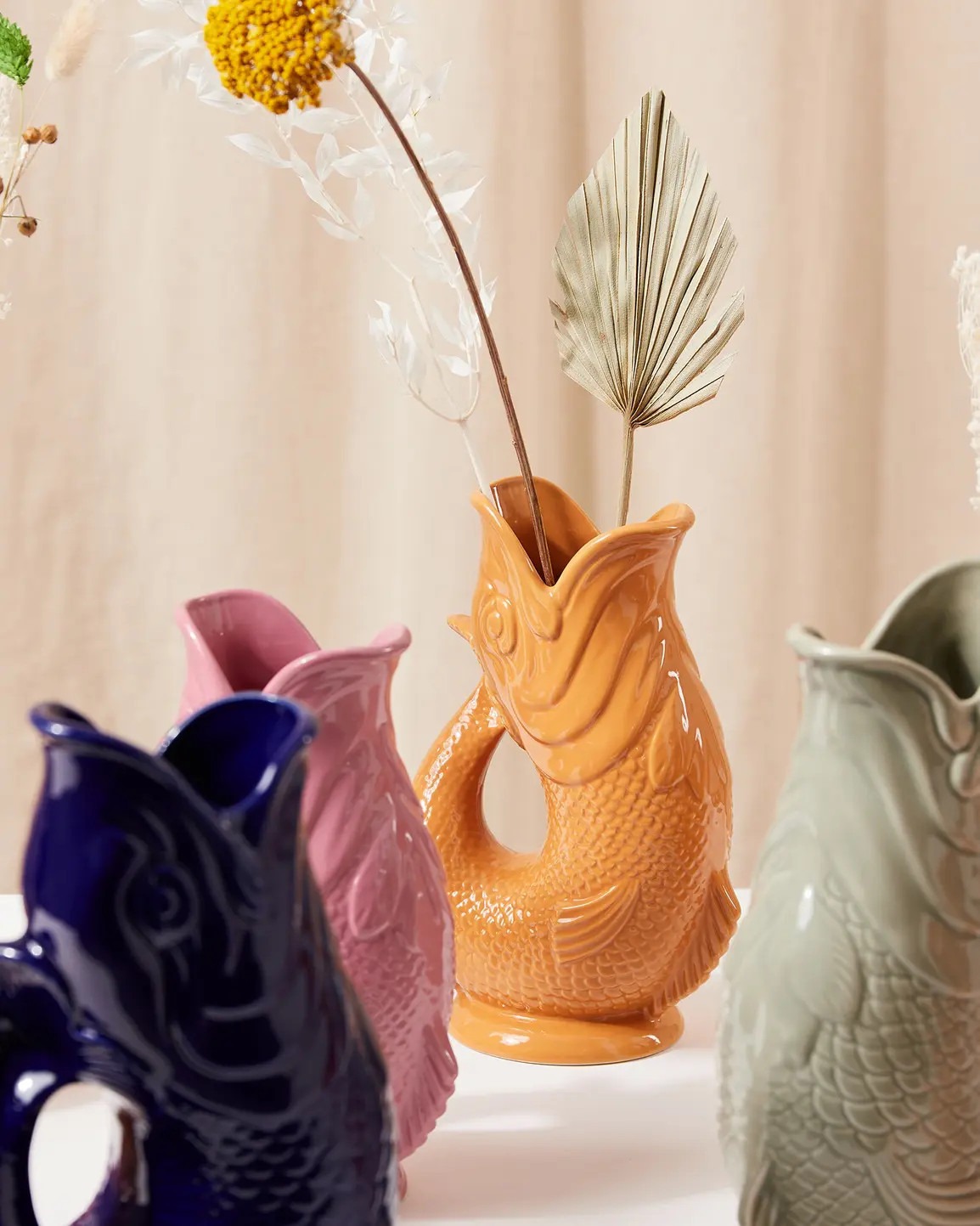 Ceramic Gluggle Jugs | Oliver Bonas | Oliver Bonas (Global)