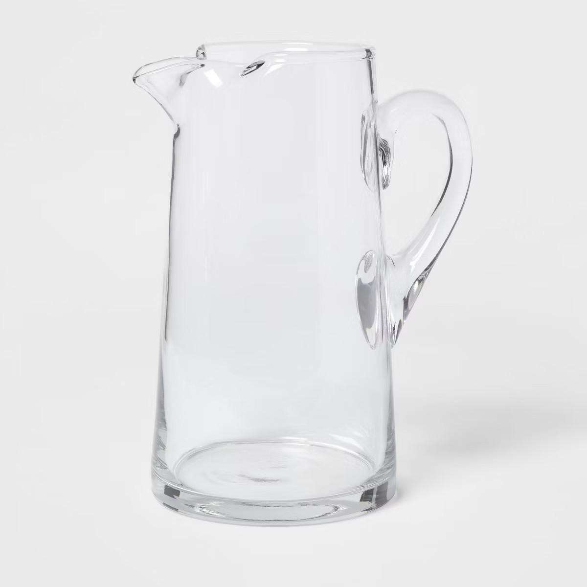 90 fl oz Glass Tall- Pitcher with Handle - Threshold™: Traditional Clear Drink Server, Lead-Fre... | Target