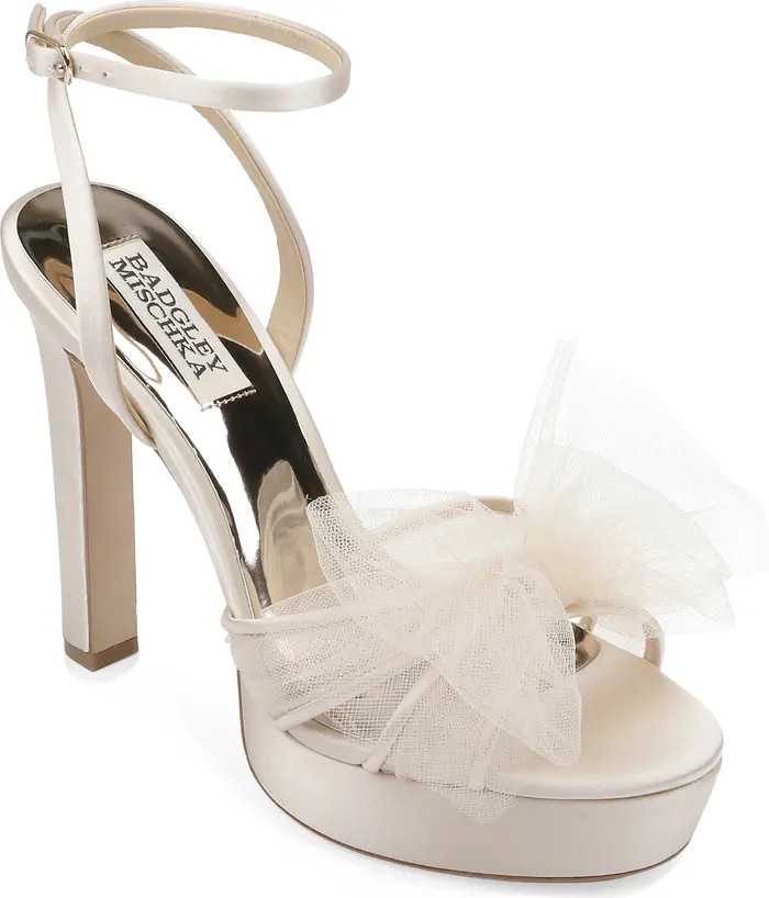 Badgley Mischka Collection Sophie Ankle Strap Platform Sandal | Nordstrom | Nordstrom