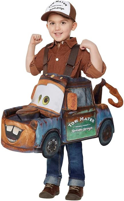 Spirit Halloween Cars Toddler Mater Ride-Along Costume | Officially Licensed | Disney | Pixar | T... | Amazon (US)