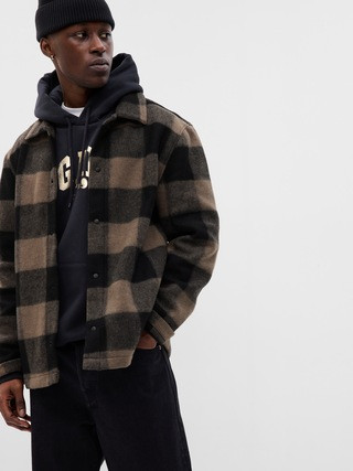 Fleece Plaid Shirt | Gap (US)