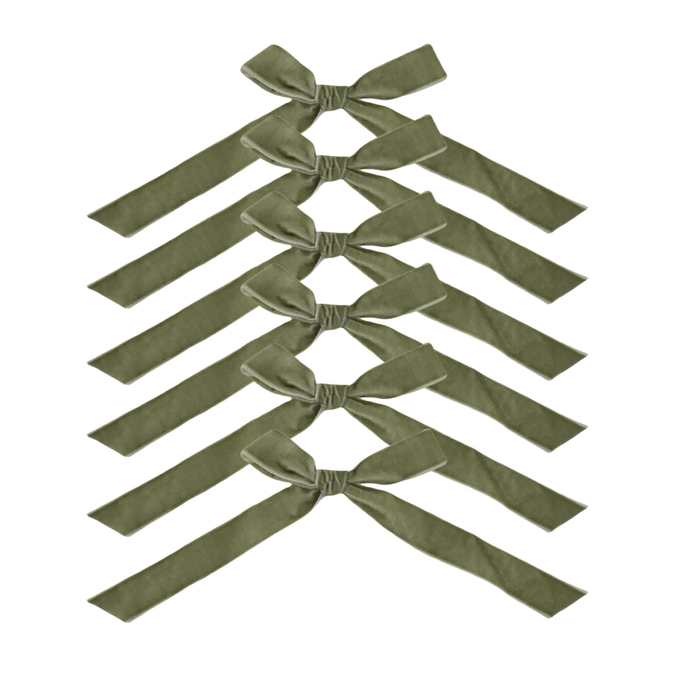 Fraiche(No ratings yet)|Write a review FRAÎCHE Christmas 6 Count Velvet Bow Set, Green Current p... | Walmart (CA)