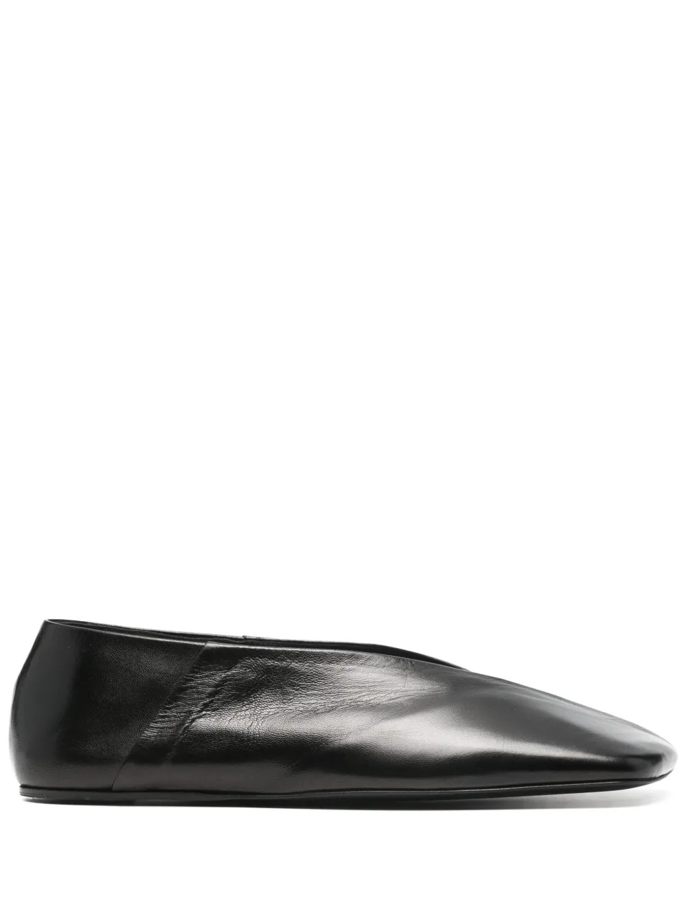 Jil Sander Tripon Ballerina Shoes | Black | FARFETCH | Farfetch Global
