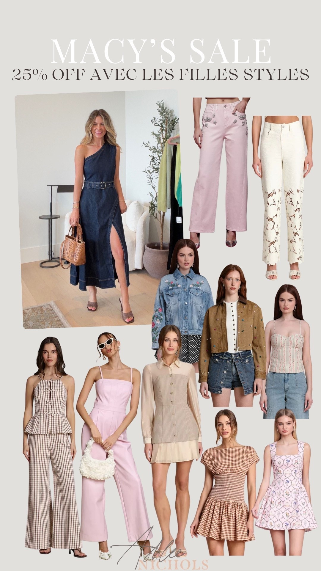 25% off select Avec Les Filles styles at Macy’s!

Spring jacket, denim jacket, crochet pants, spring dress

#LTKSeasonal #LTKSaleAlert #LTKootd