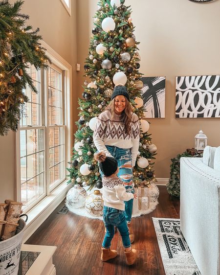 Mommy and me outfits. Matching family outfits. Christmas. Thanksgiving outfit. Fair isle sweater. Holiday outfit. Gift guide

#LTKHoliday #LTKfamily #LTKSeasonal