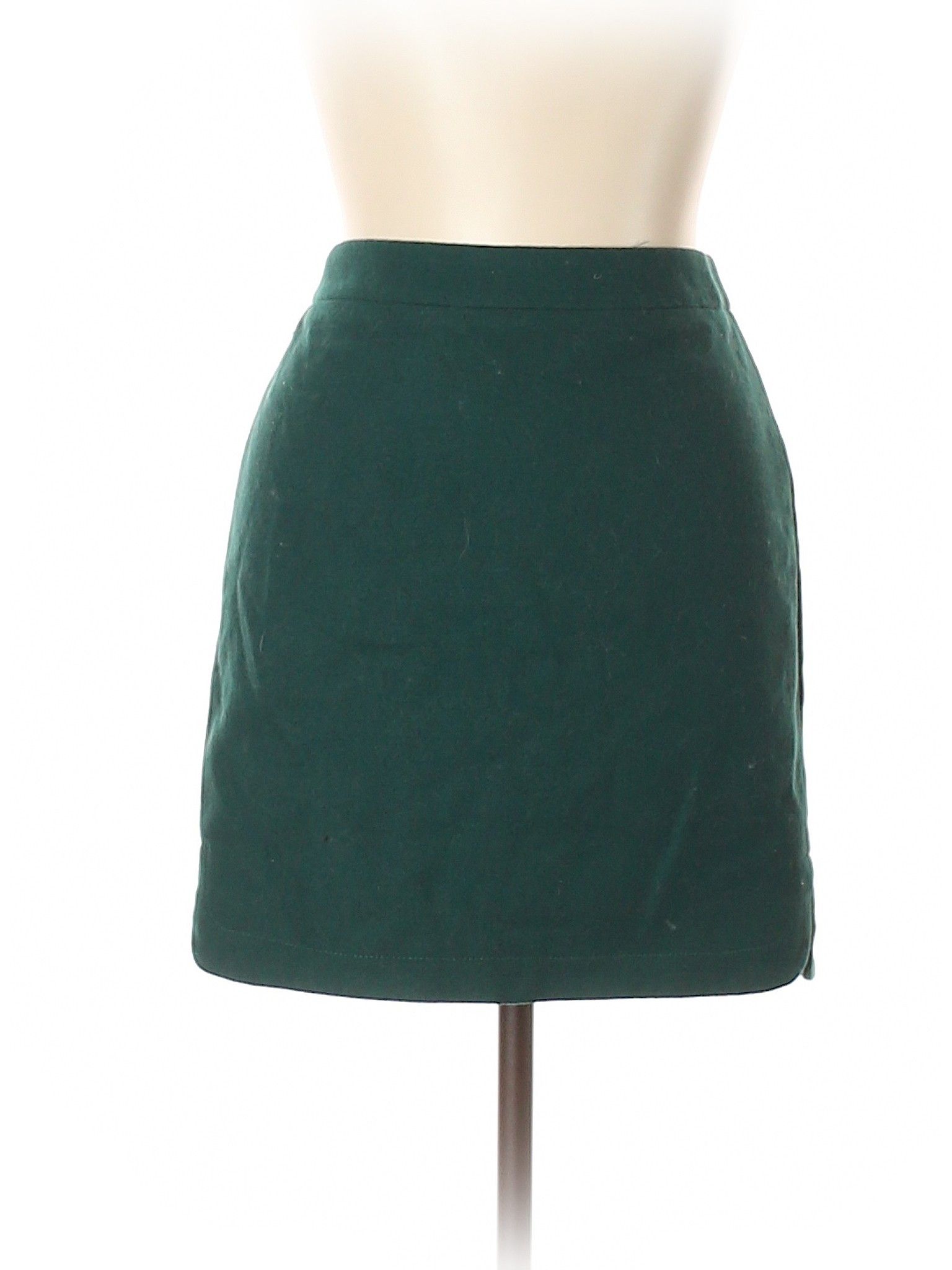 J. Crew Factory Store Wool Skirt Size 12: Dark Green Women's Bottoms - 45717399 | thredUP