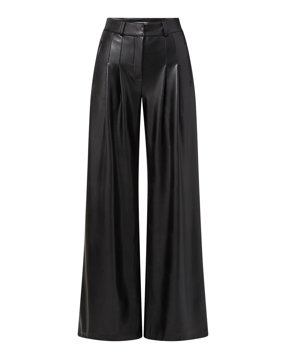 Rennert Vegan Leather Pant | Veronica Beard