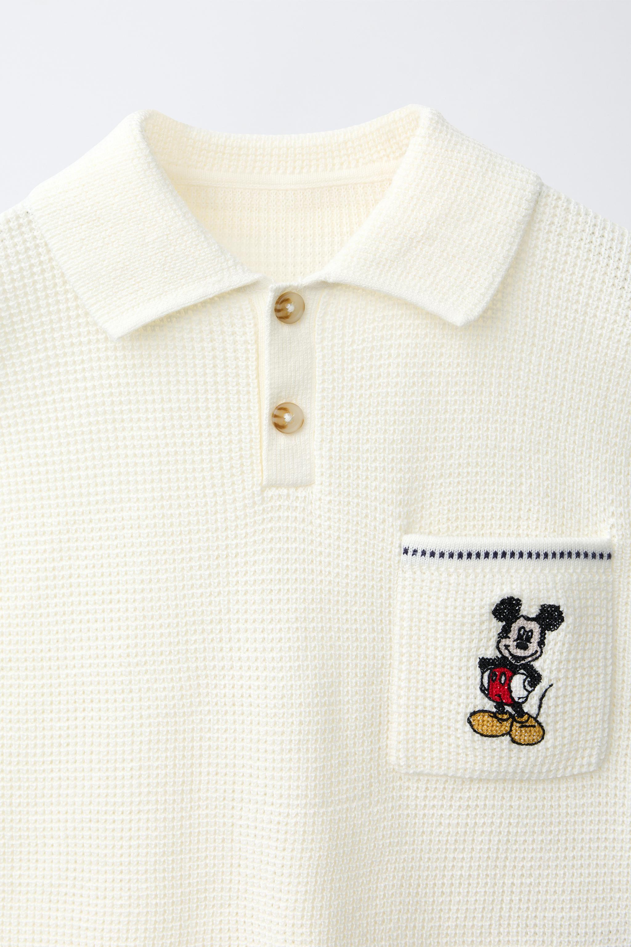 MICKEY MOUSE © DISNEY WAFFLE KNIT POLO | Zara US