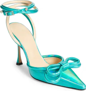 Mach & Mach Double Bow Ankle Strap Pump | Nordstrom | Nordstrom