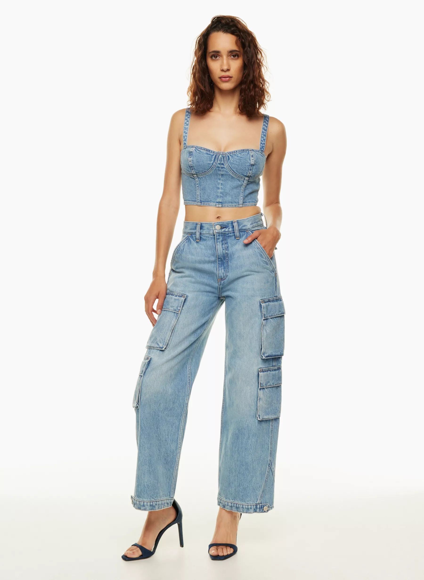 THE '90S MILLIE HI-RISE CARGO JEAN | Aritzia