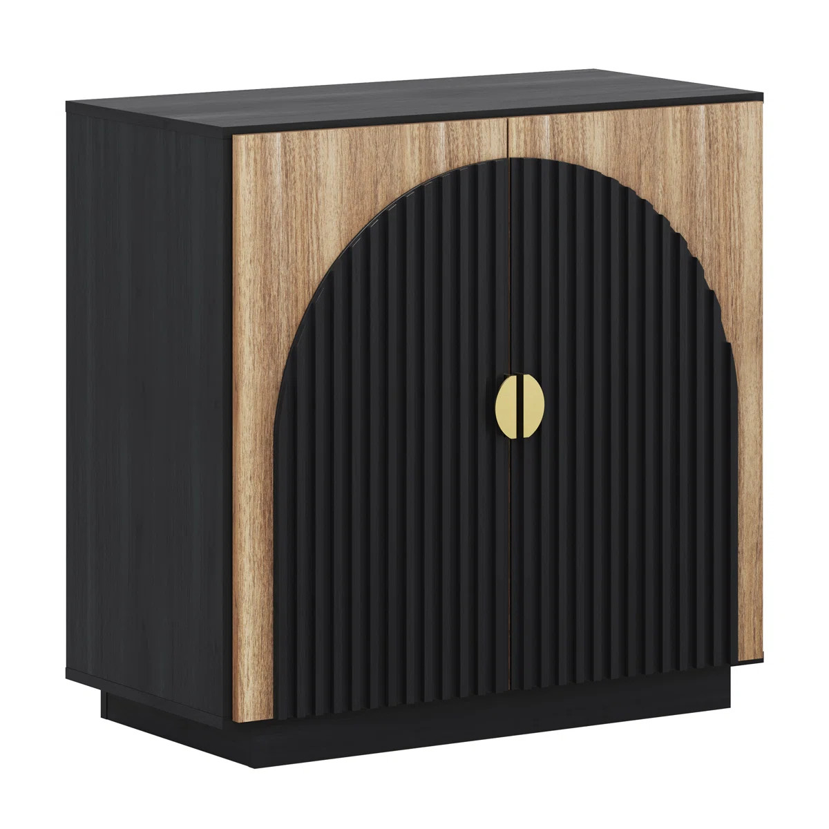 Symmetrical Arched Doors Sideboard Buffet Cabinet with Storage, | Wayfair North America