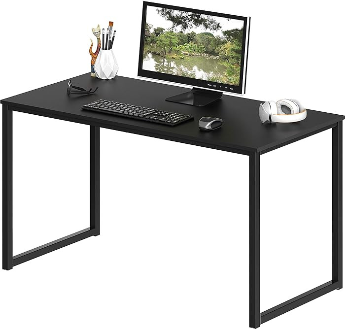 SHW Mission 40-Inch Home Office Computer Desk, Black | Amazon (US)