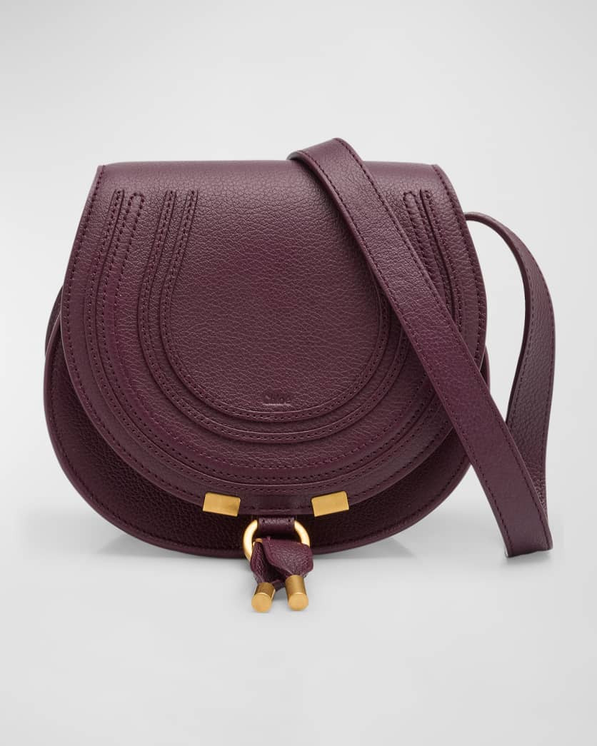 Marcie Small Crossbody Bag in Grained Calfskin | Neiman Marcus