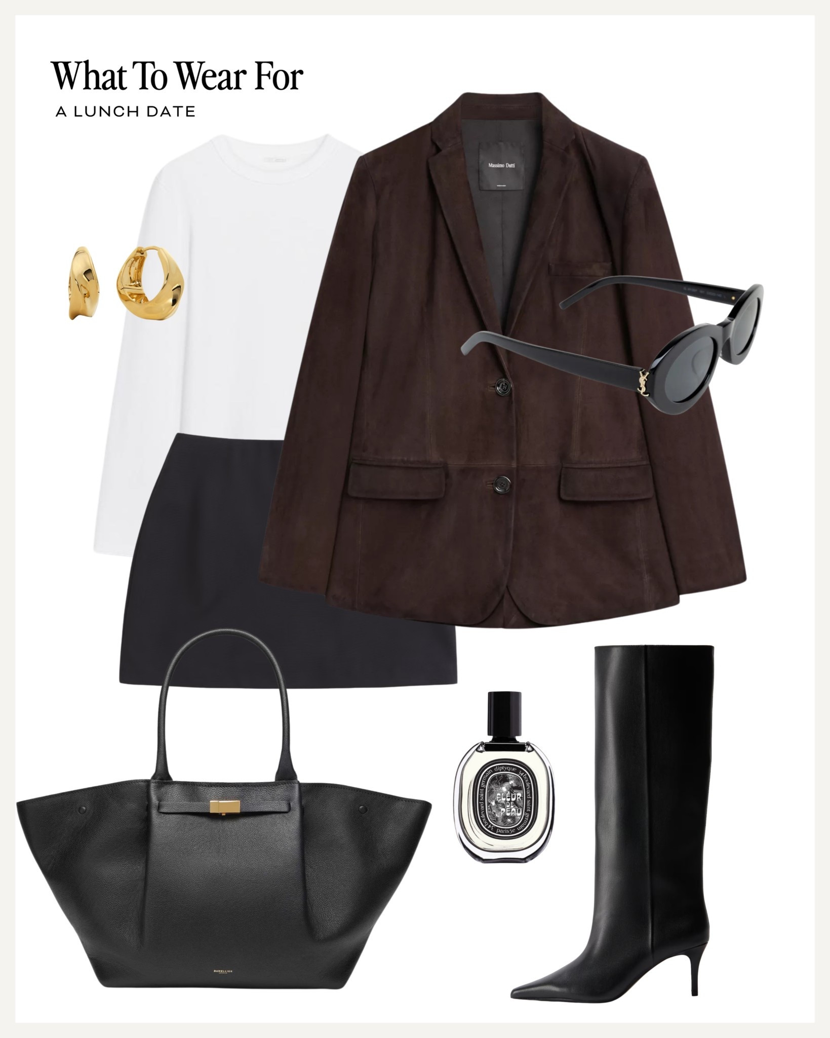 Knee high boot outfit inspo

Suede blazer / black mini skirt / date night / demellier tote bag / autumn outfit 

#LTKautumn #LTKdatenight #LTKuk