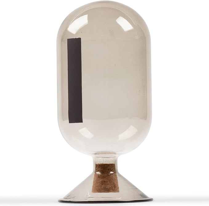 Premium Smoke Glass Cloche - Decorative Jar with Striker. Holder for Long Matches for Candles, Fi... | Amazon (US)