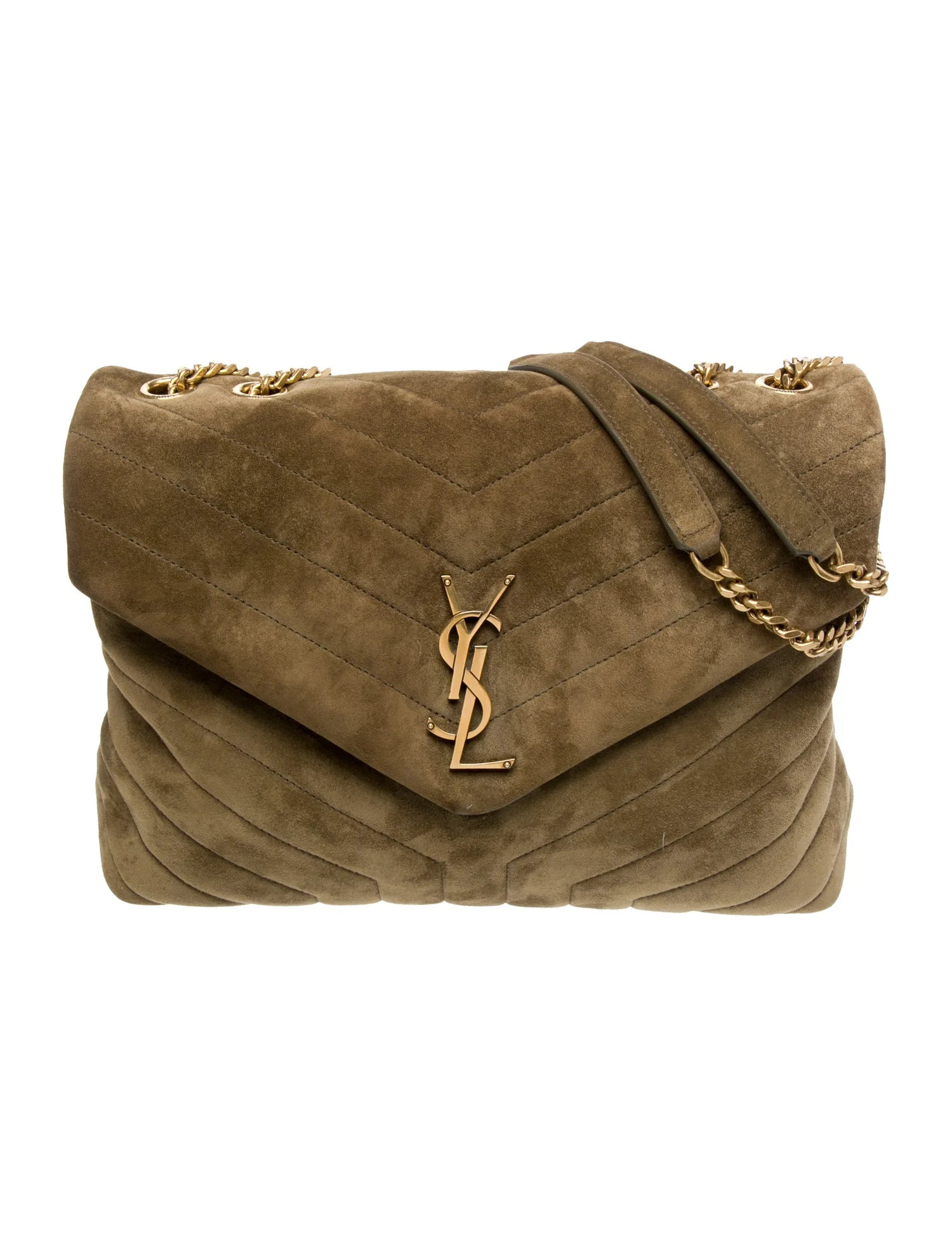 Saint Laurent Signature LouLou - Neutrals Shoulder Bags, Handbags - SNT464920 | The RealReal | The RealReal