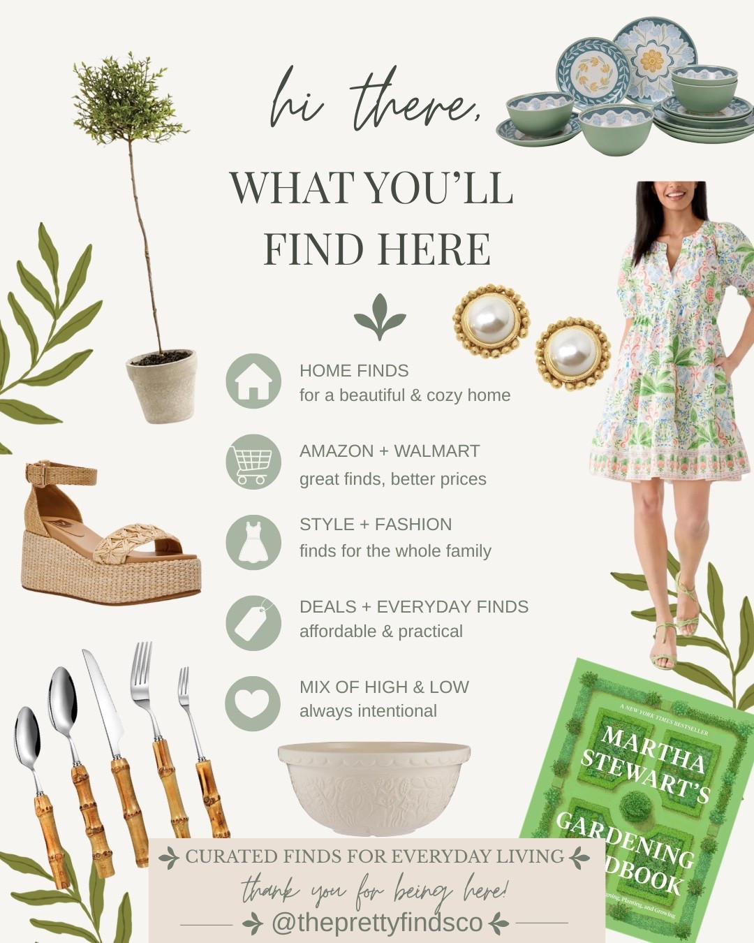 What You’ll Find Here 🤍a mix of home, style, and everyday finds 🤍
simple, pretty pieces that feel elevated but still practical #ltkcreator #liketkit #curatedfinds #dailyfinds #prettyfinds #shoppable #ltkinfluencer 

#LTKMidsize #LTKSeasonal #LTKHome