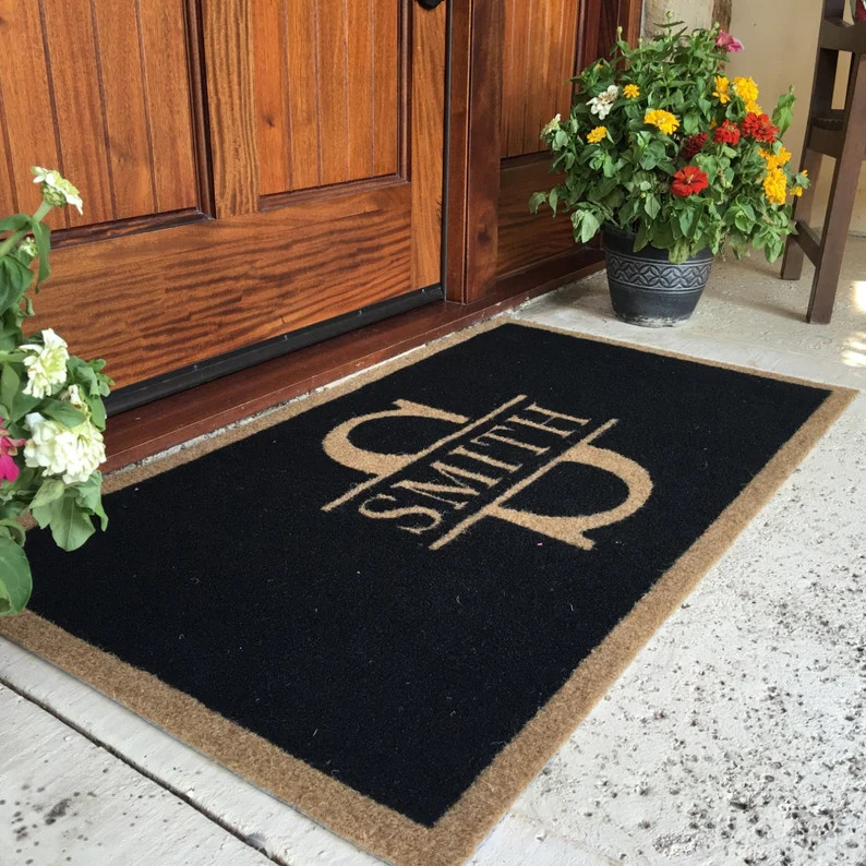 Custom Door Mat: Durable All-weather Infinity Mat™, Non-slip Personalized Welcome Mat, Made in ... | Etsy (US)