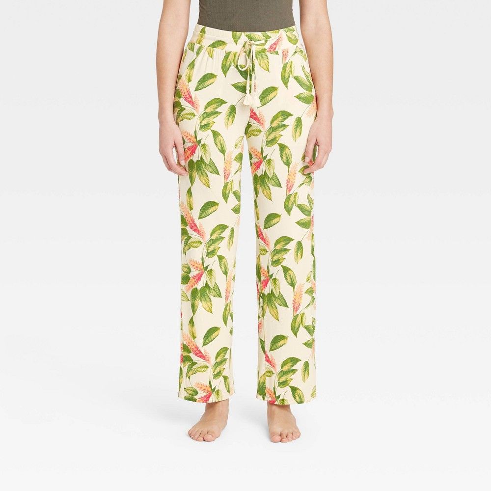 Women's Floral Print Beautifully Soft Pajama Pants - Stars Above™ | Target