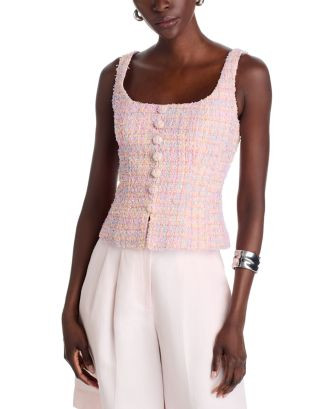 Rainbow Tweed Sleeveless Top -Exclusive | Bloomingdale's (US)