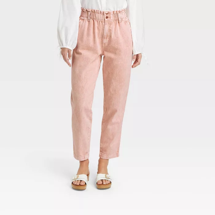 Women's Super-High Rise Paperbag Tapered Jeans - Universal Thread™ | Target