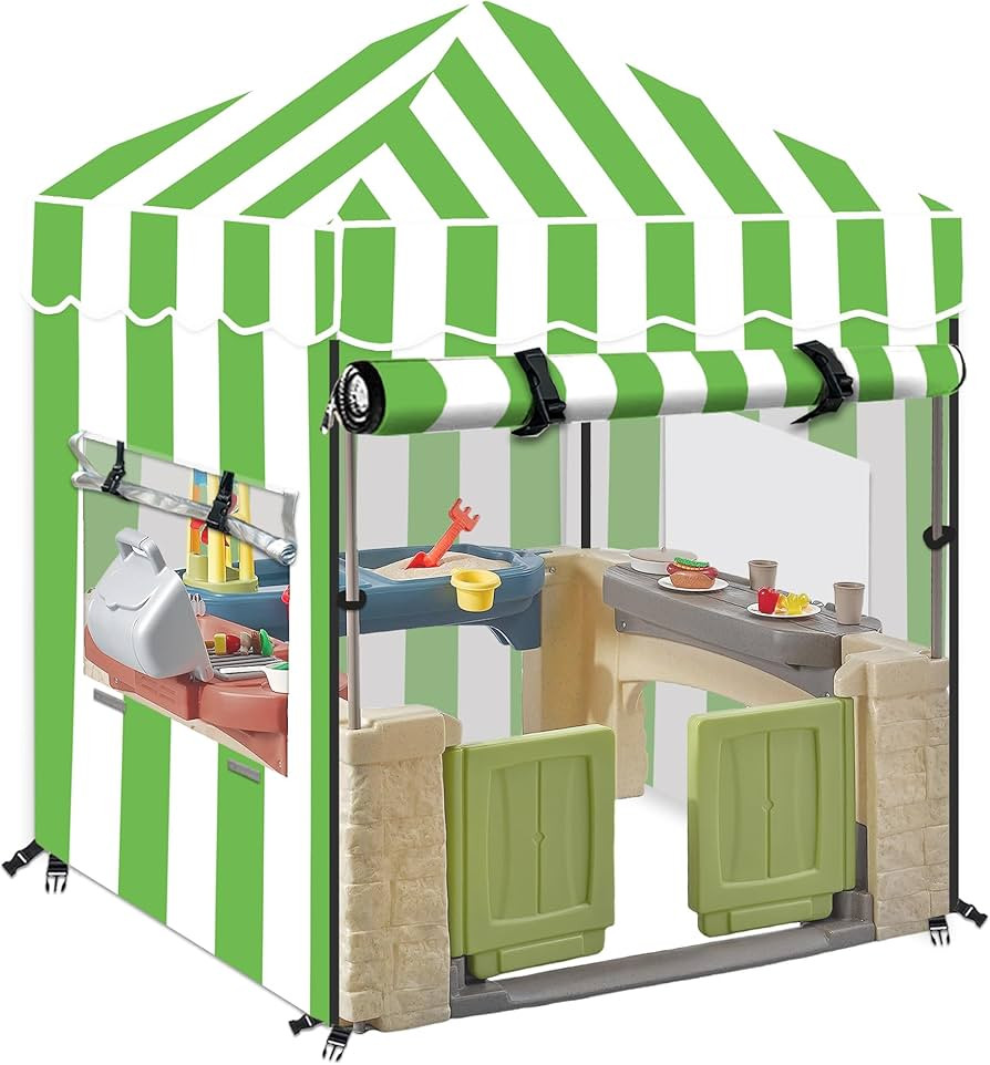 Kids Outdoor Playhouse Cover, Outdoor Playset Cover (Green) | Amazon (US)