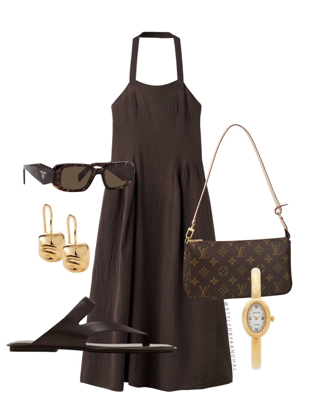 Brown halter neck dress outfit for summer


Mango
Brown dress
Louie Vuitton pochette 
Brown sandals
Revolve
Massimo Dutti 
Brown Prada sunglasses

#LTKsummer #LTKdresses #LTKstyletip