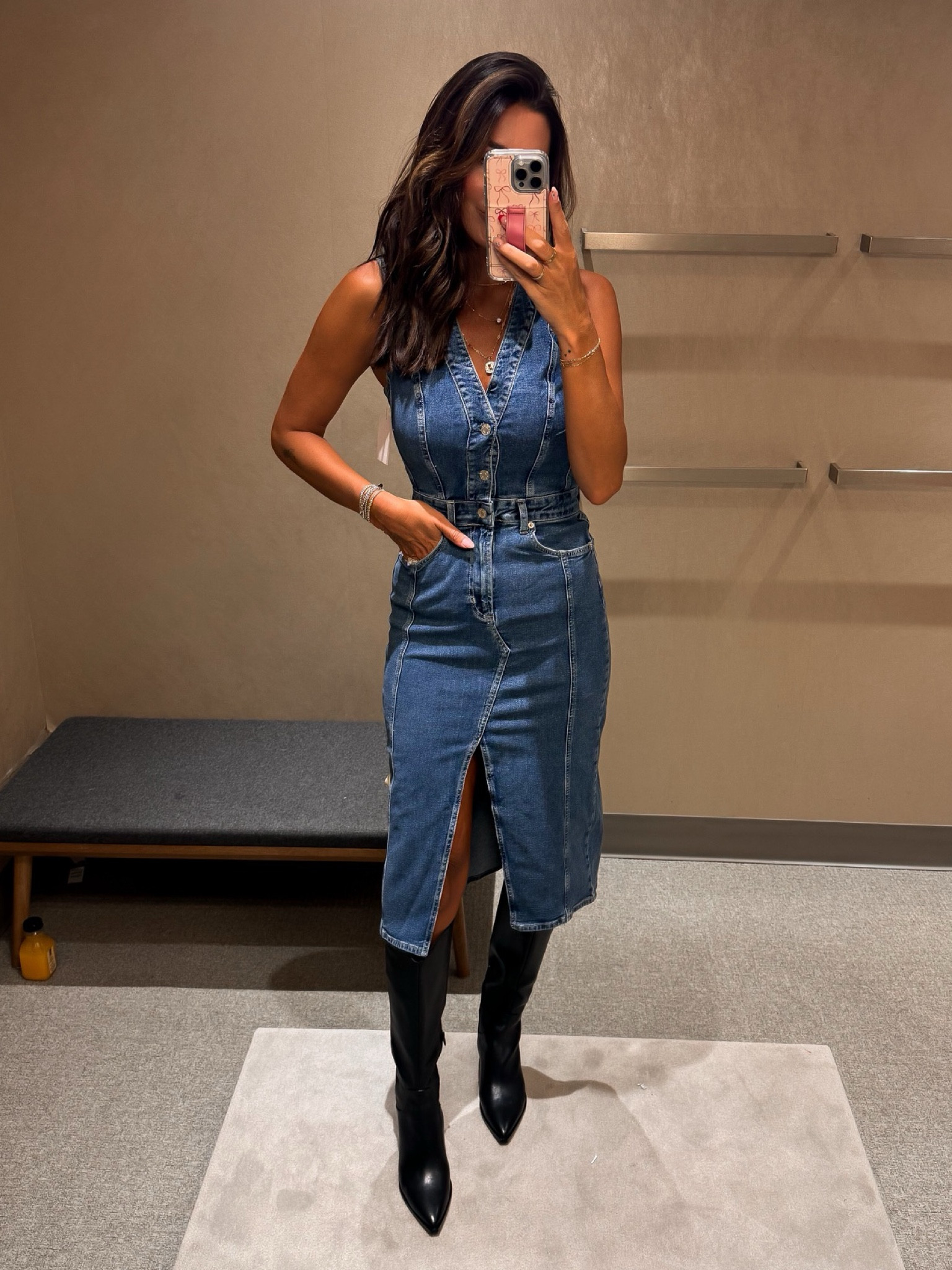 Denim Dress (small) | Black Knee Boots | Concert Outfit | Nordstrom Anniversary Sale | NSale Style | Fall Outfit

#LTKSaleAlert #LTKxNSale #LTKSummerSales