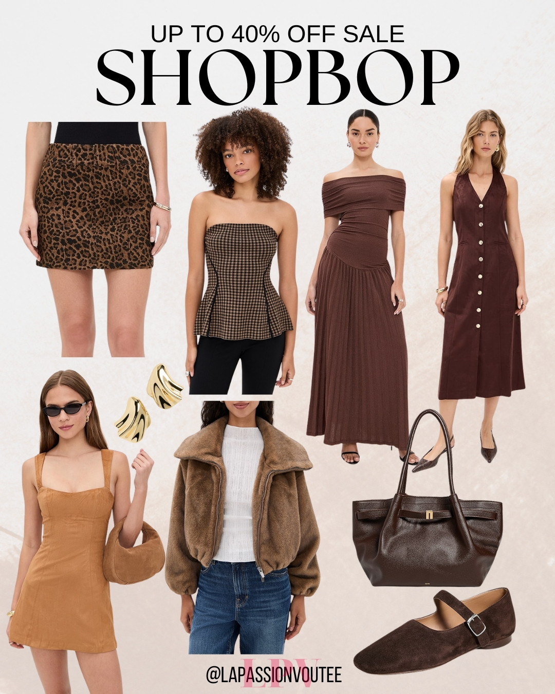 Shopbop is offering up to 40% off on so many chic finds! From everyday essentials to standout pieces, this sale is perfect for refreshing your wardrobe for the season ahead. 

 #LTKSeasonal #LTKSaleAlert #LTKStyleTip