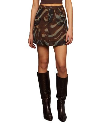 Kathy Sheer Silk Miniskirt | Bloomingdale's (AU)