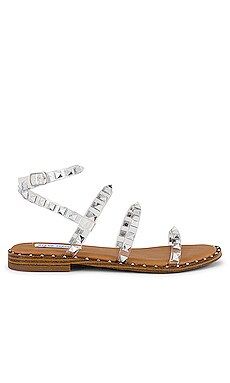 Steve Madden Travel Sandal in Clear from Revolve.com | Revolve Clothing (Global)