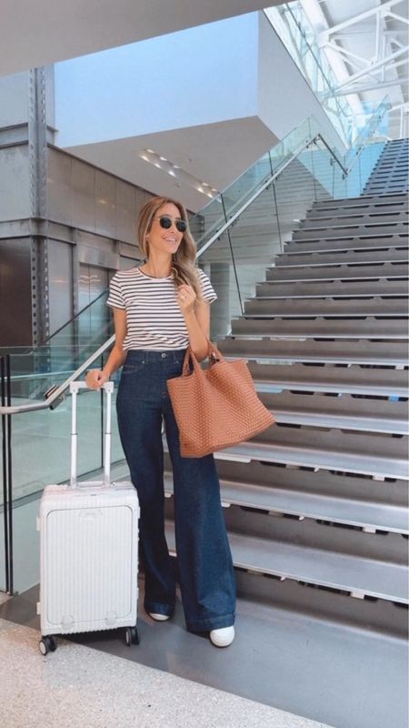 Airport outfit!
Casual chic and comfortable outfit for travel. Everything is true to size.

#LTKStyleTip #LTKOver40 #LTKSeasonal