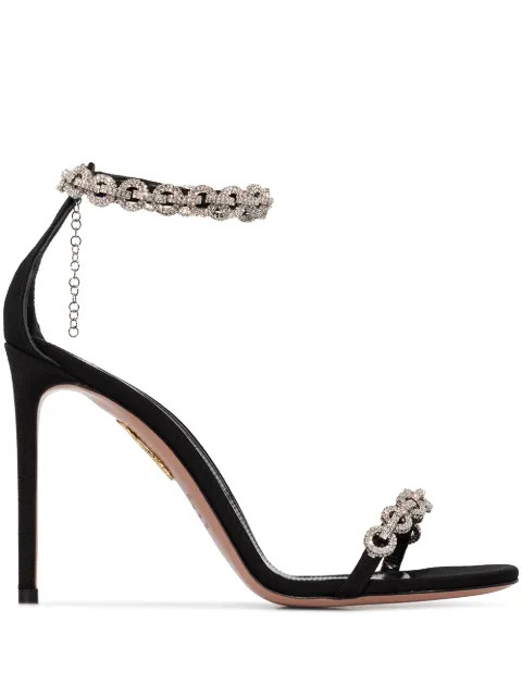 Love Link 105mm crystal-embellished sandals | Farfetch Global
