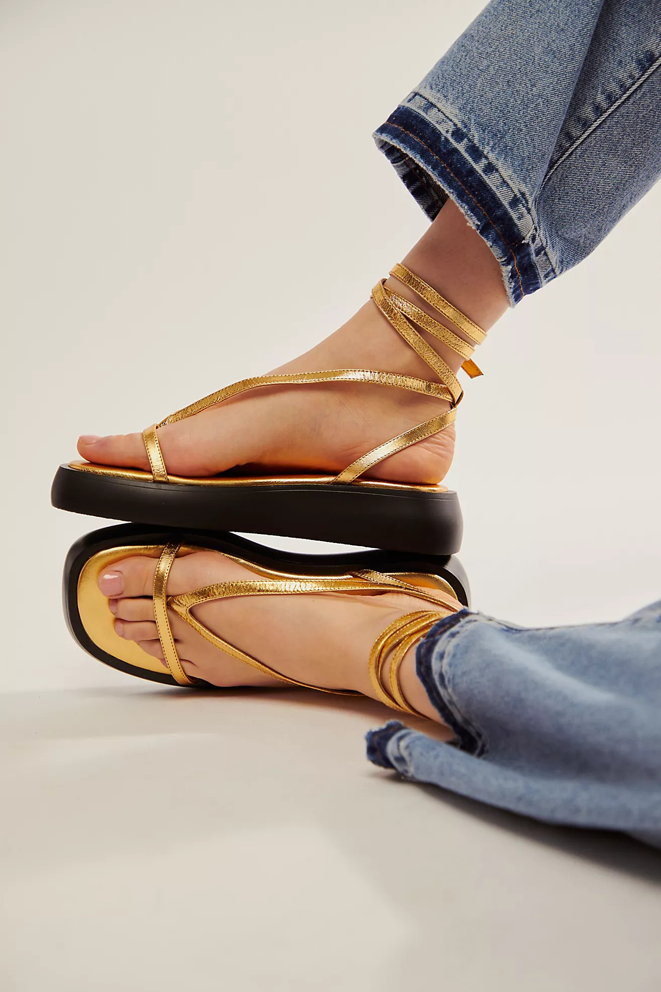 Winnie Wrap Flatform Sandals | Free People (Global - UK&FR Excluded)