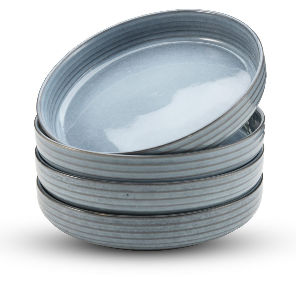 American Atelier Pasta Bowls, 20 oz.Wide Shallow Stoneware Salad Bowl Set for Serving Dinner, Kit... | Target