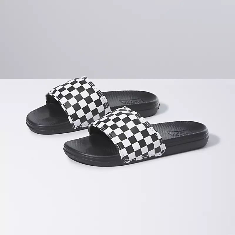 Kids Checkerboard La Costa Slide-On Sandal | Vans (US)