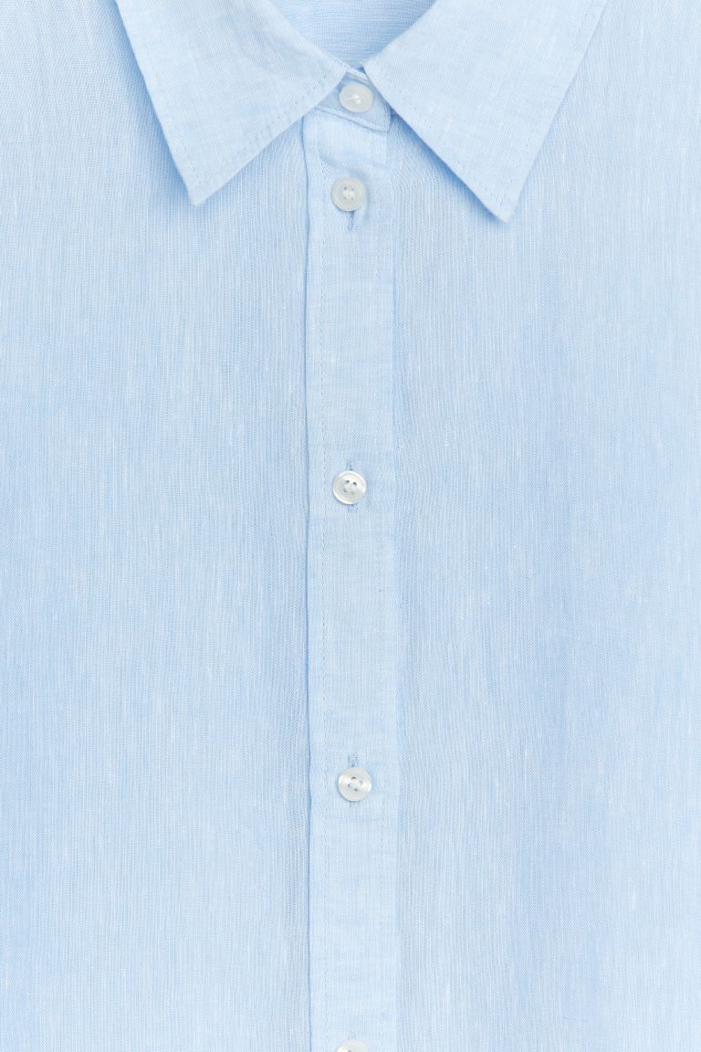 Loose Linen Shirt | H&M (UK, MY, IN, SG, PH, TW, HK)