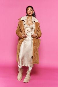 Fleece Longline Coat | Forever 21 (US)