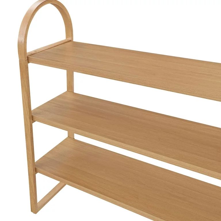 Beautiful 3-Shelf Open Bookcase by Drew Barrymore, Warm Honey Finish | Walmart (US)