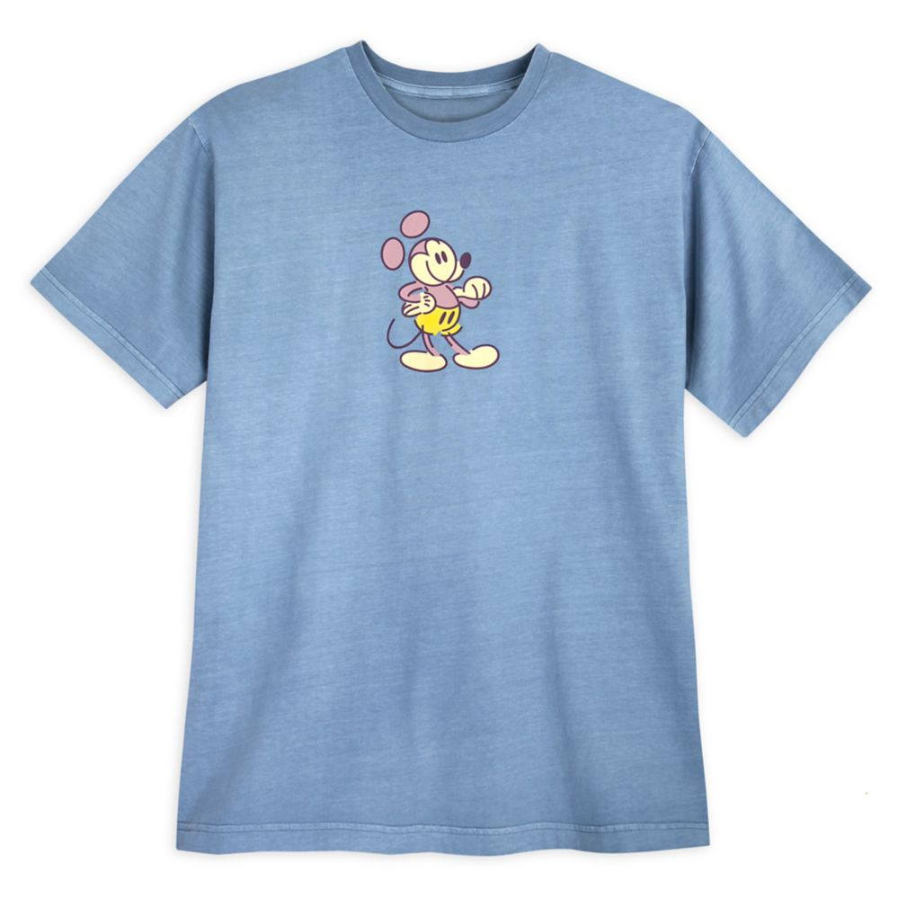 Mickey Mouse Genuine Mousewear T-Shirt for Adults – Blue | shopDisney | Disney Store