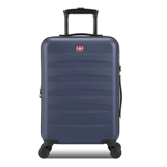 SWISSGEAR Stride Hardside Carry-On Spinner, Navy Blue | Walmart (US)