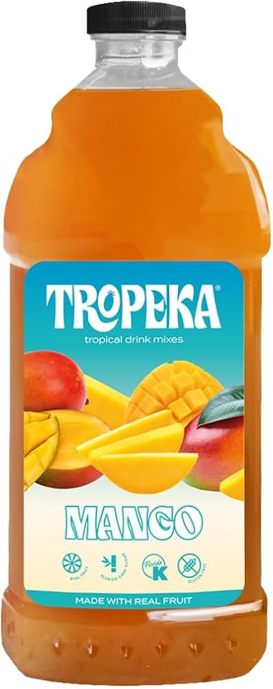 Tropeka Tropical Mango Frozen Drink Mix - All-Natural, Real Fruit & Florida Cane Sugar, Vegan & G... | Amazon (US)