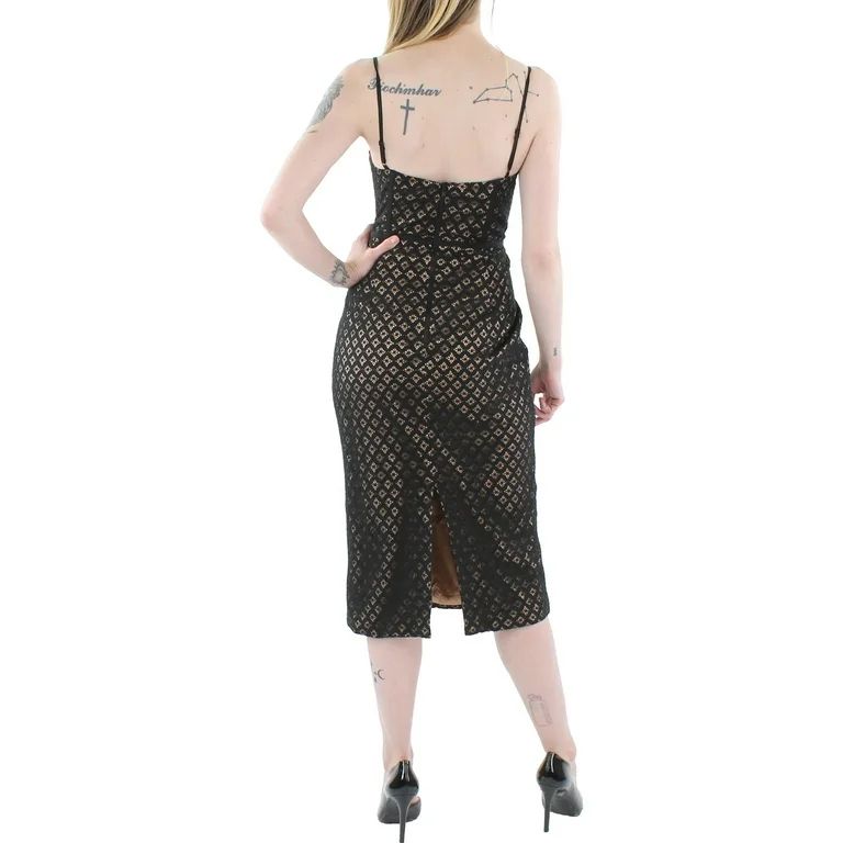 Bardot Womens Charley Lace Cocktail Midi Dress | Walmart (US)