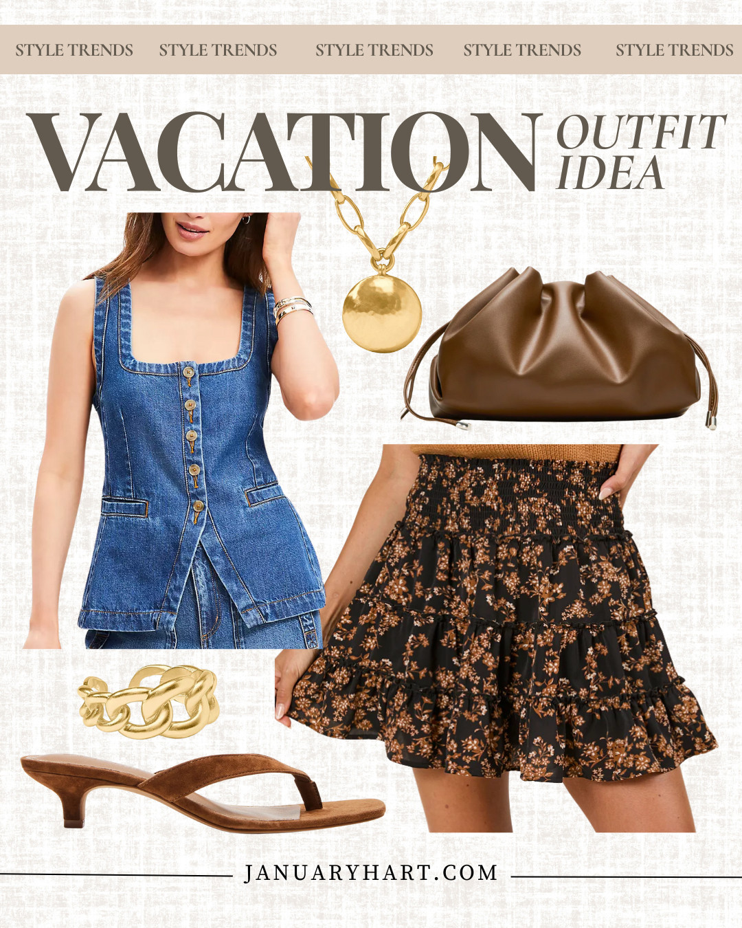 The August Lookbook

late summer outfits, fall skirts, denim vest, fall outfit ideas, fall transition, neutral outfits, floral skirt 

 #LTKFindsUnder50 #LTKFindsUnder100 #LTKStyleTip