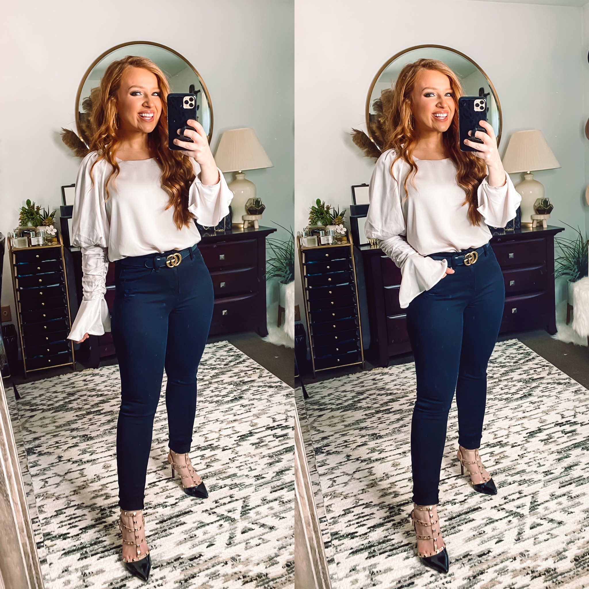 Dressier outfit from shop hopes ! Code: JAMI15  - this too could be worn at work too! 

Size small top 



#LTKworkwear #LTKshoecrush #LTKstyletip