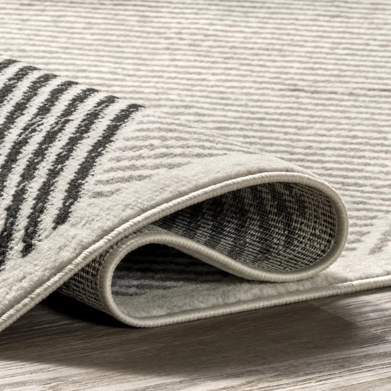 Charline Striped Area Rug for Living Room Bedroom Dining Room Kitchen | Wayfair North America