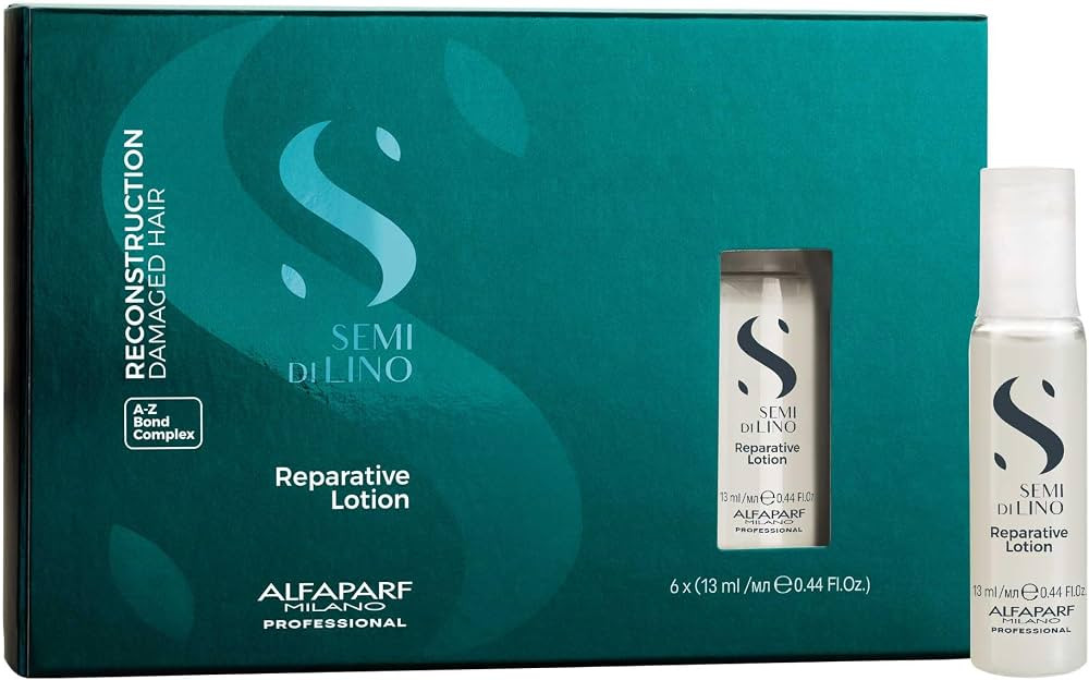 ALFAPARF MILANO Semi di Lino Reconstruction - Loci\u00f3n reparadora para cabello da\u00f1ado, a\... | Amazon (US)